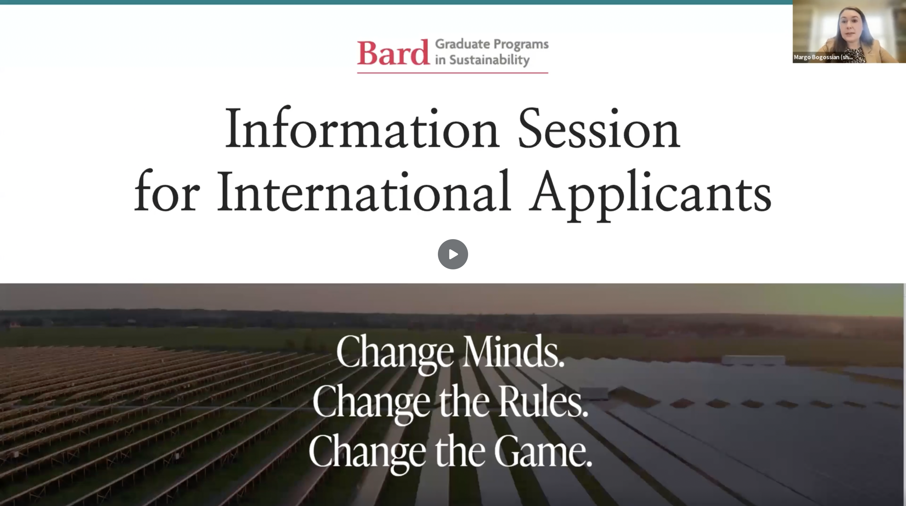 Info Session for International Applicants